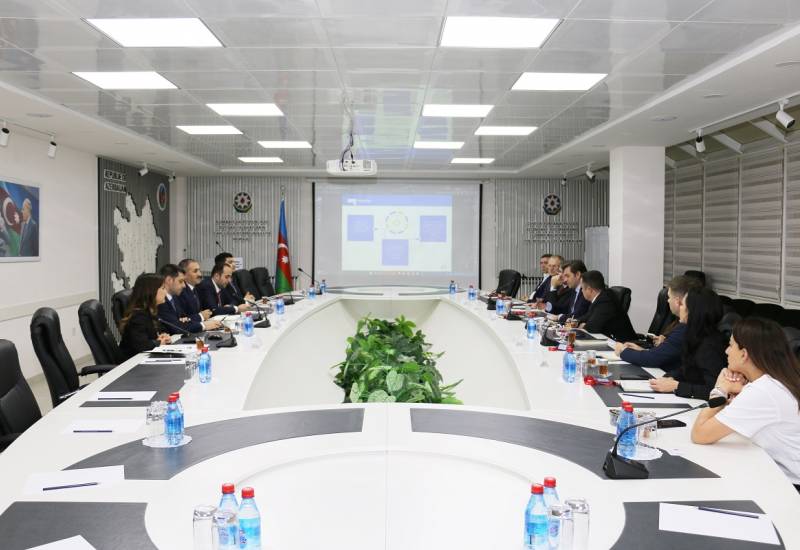 A meeting was held at CAERC with representatives of the Enterprise Development Organization of Moldova