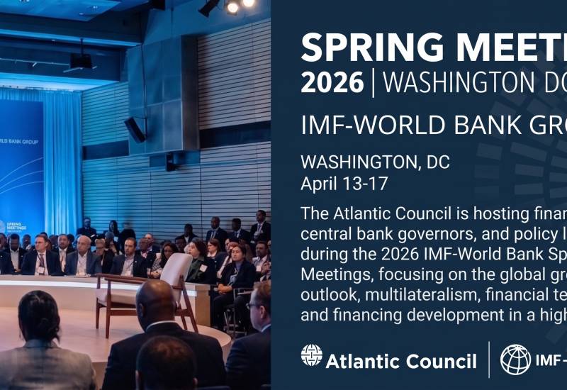CAERC representative participates in "Atlantic Council IMF - World Bank Week" events