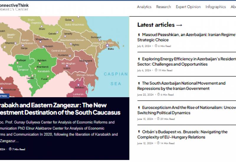 Estonian Research Center has published an article on the investment opportunities of Karabakh and East…