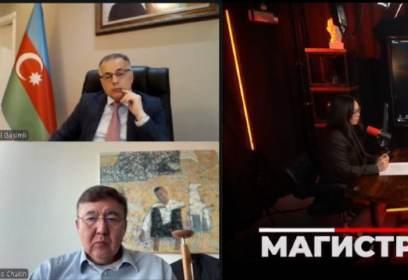 Vusal Gasimli appeared as a guest on Kazakhstan’s "Magistral - Expert Forum" program