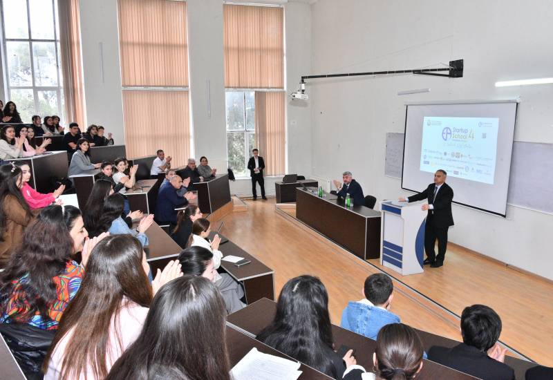 The “Enterprise Azerbaijan” portal held a training and info session at Sumgait State University