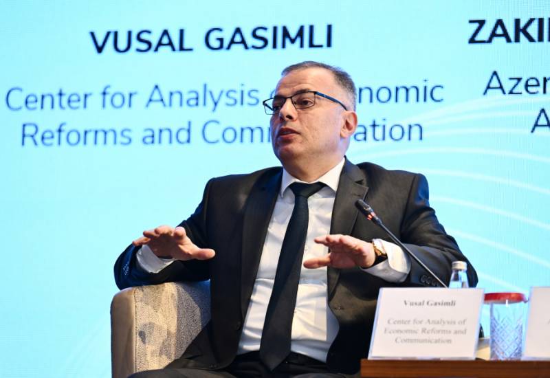 Vusal Gasimli delivered the opening speech at the 8th International Banking Forum