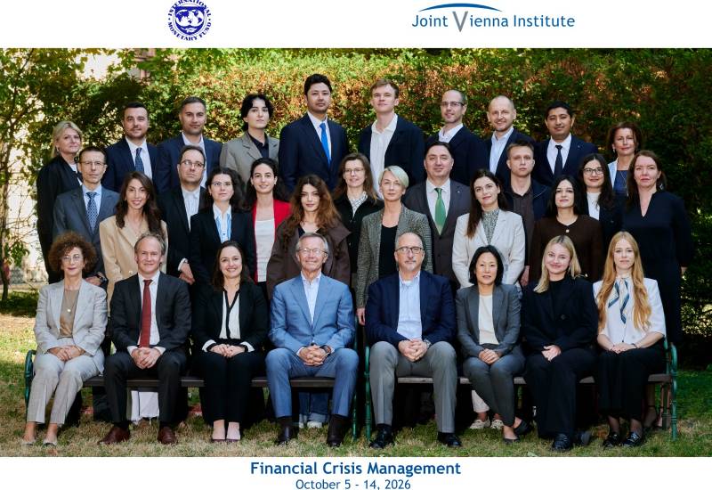 A CAERC representative participates in international training on financial crisis management in Vienna