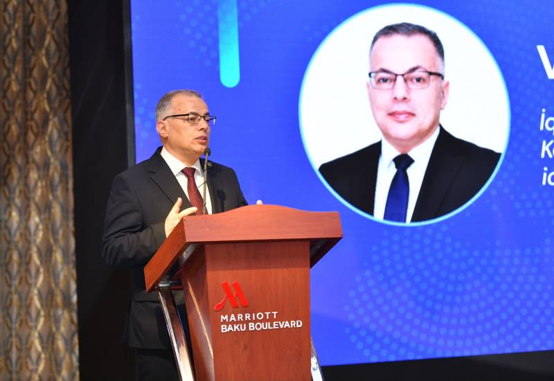 Vüsal Qasımlı “Bir Pəncərə” Rəqəmsal Logistika Platformasının təqdimat mərasimində çıxış edib