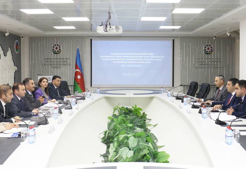 İİTKM-də qida təhlükəsizliyinin təmin edilməsinə dair dövlət proqramının icrası müzakirə edilib