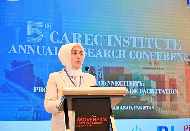 Head of Department at the CAERC delivered a presentation at International Research Conference in Islamabad