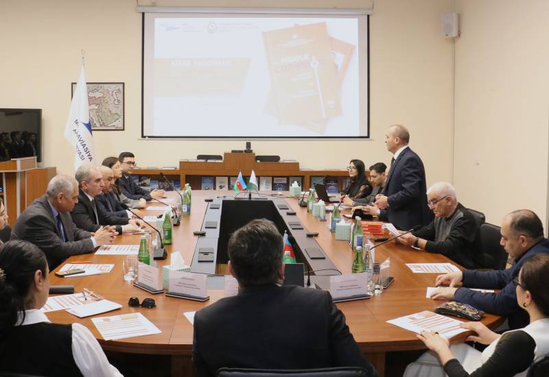 “Orta Dəhliz” kitabı Milli Aviasiya Akademiyasında təqdim edildi