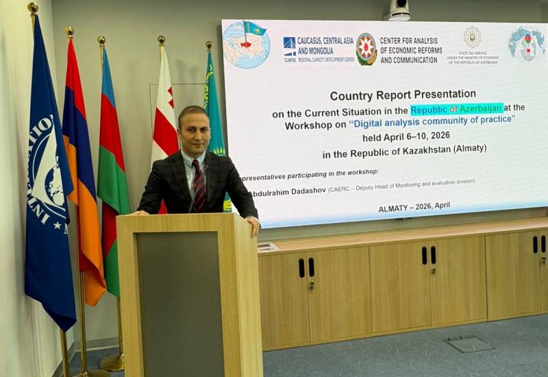 CAERC representative addressed an international seminar on tax administration