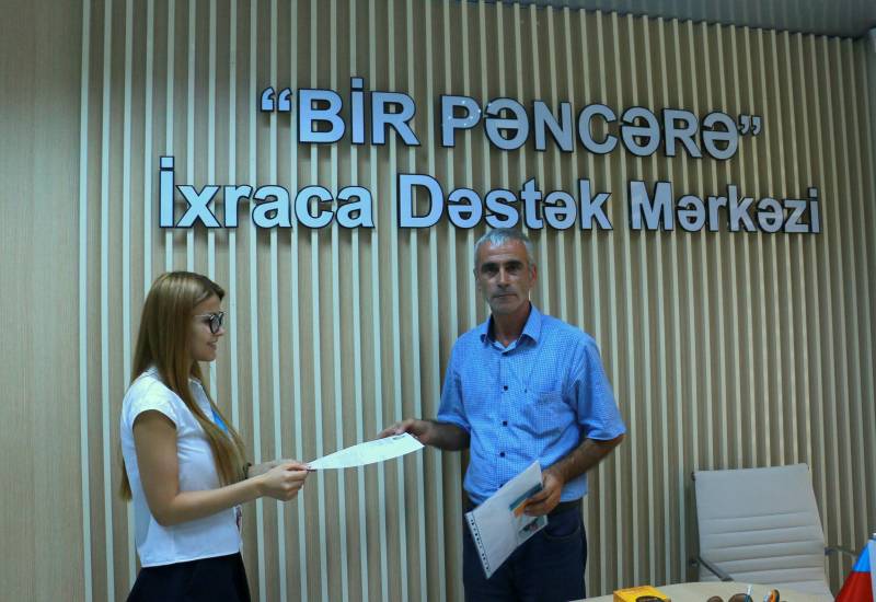 "Bir Pəncərə" İxraca Dəstək Mərkəzi sahibkar məmnunluğuna səbəb olur