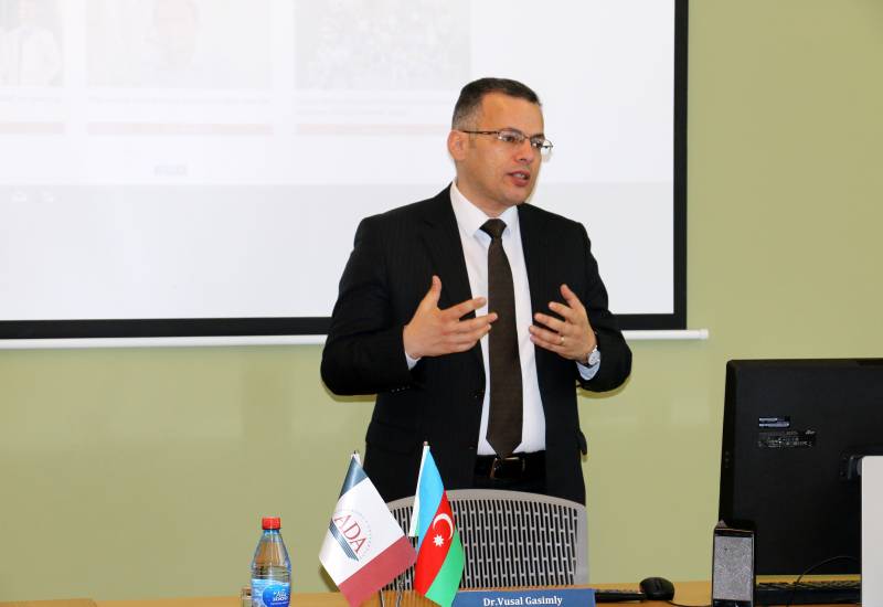 Vusal Gasimli Delivers Lecture on Economic Reforms at ADA University