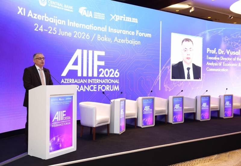Vusal Qasimli Delivered an Opening Speech at The XI Azerbaijan International Insurance Forum