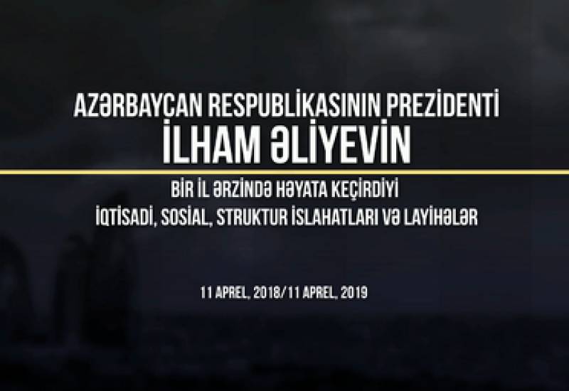 Möhtəşəm bir il: Prezident İlham Əliyevin uğurlu iqtisadi siyasətinə həsr olunan “Video icmal”