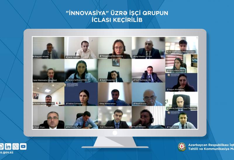 The next meeting of the "Innovation" Working Group was held