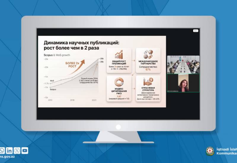 İİTKM əməkdaşı Qazaxıstanın Milli Elmlər Akademiyasının təşkil etdiyi 
dəyirmi masada çıxış edib