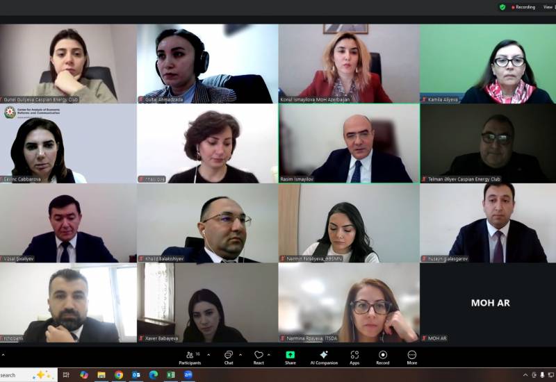 The next meeting of the “Healthcare System” working group was held