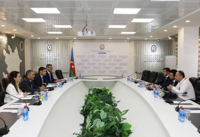 A meeting was held at CAERC with representatives of the COMCEC Coordination Office