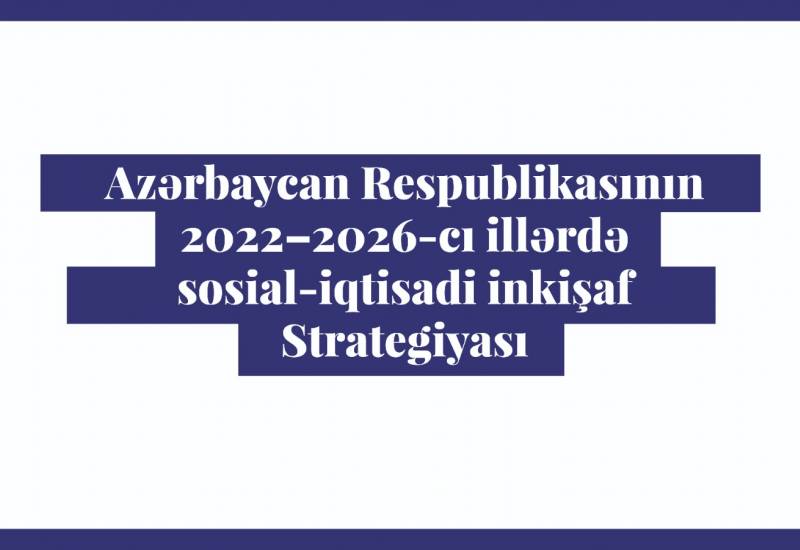 Meetings of working groups on the "Socio-economic development strategy of the Republic of Azerbaijan…