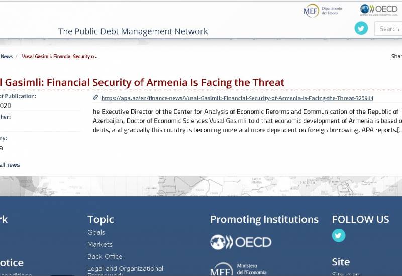 Debt Management Network Publishes Material on Armenia’s Financial Security