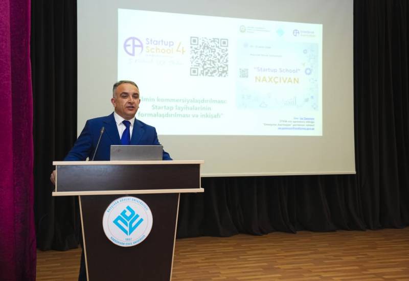The Head of the "Enterprise Azerbaijan" portal conducted training in Nakhchivan