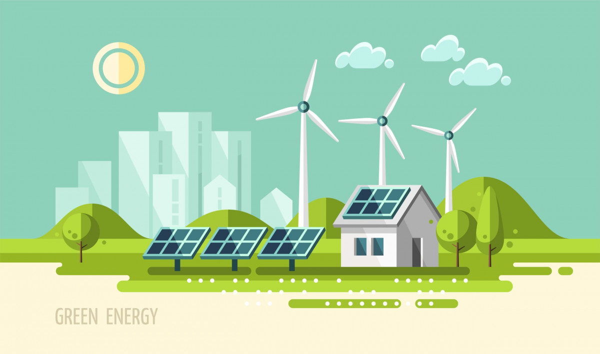 Economy-wide and environmental benefits of green energy development