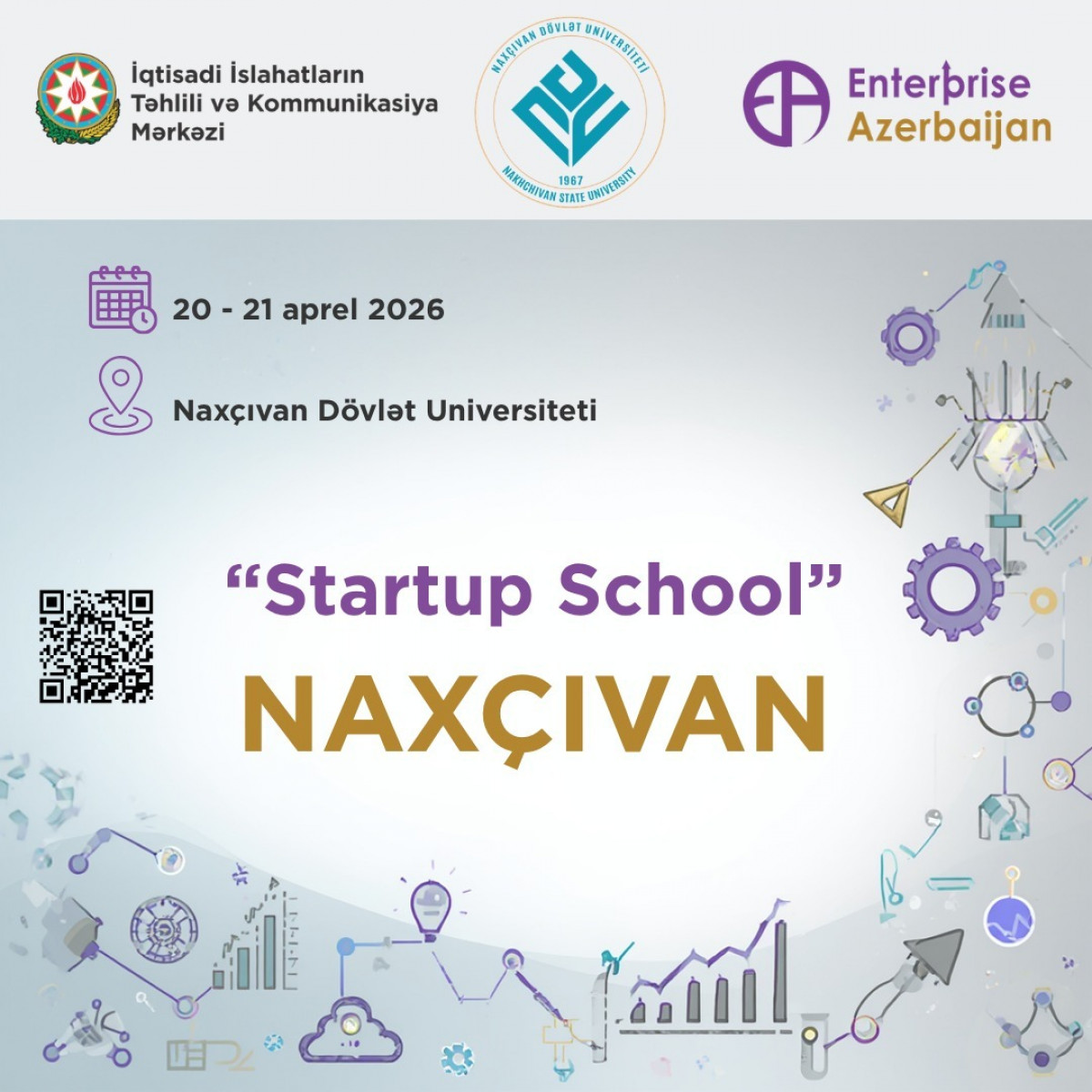 “Startup School Naxçıvan” layihəsi çərçivəsində təlim və mentorluq proqramına start verilir