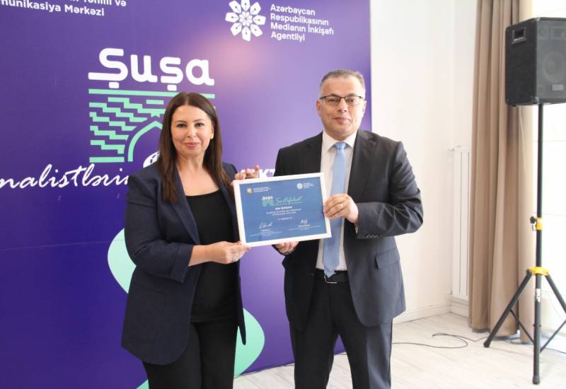 The two-day training for journalists in Shusha has ended