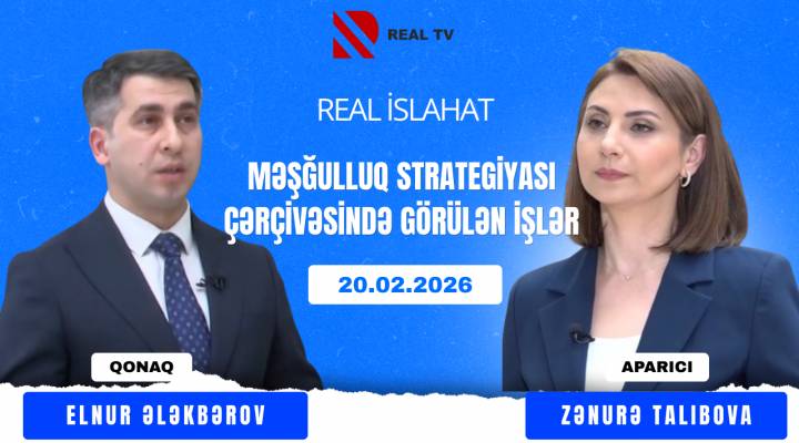 Real Reform: Work Carried Out Within the Framework of the Employment Strategy | Elnur Alakbarov