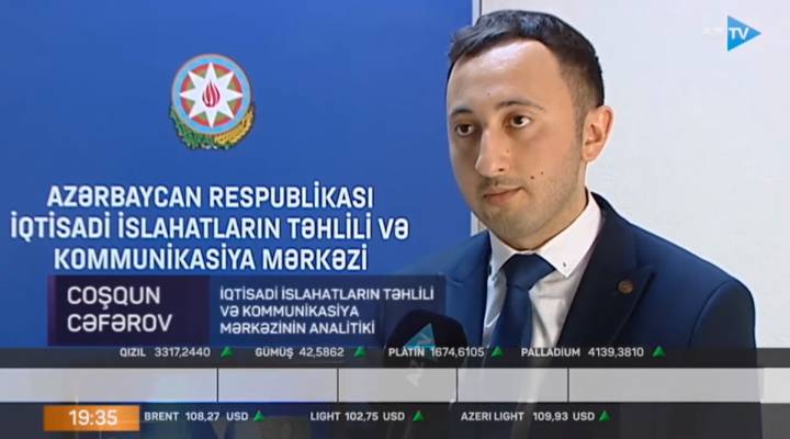 Coşqun Cəfərov: "Beynəlxalq Valyuta Fondu Azərbaycan üçün iqtisadi artım proqnozunu yüksəldib"