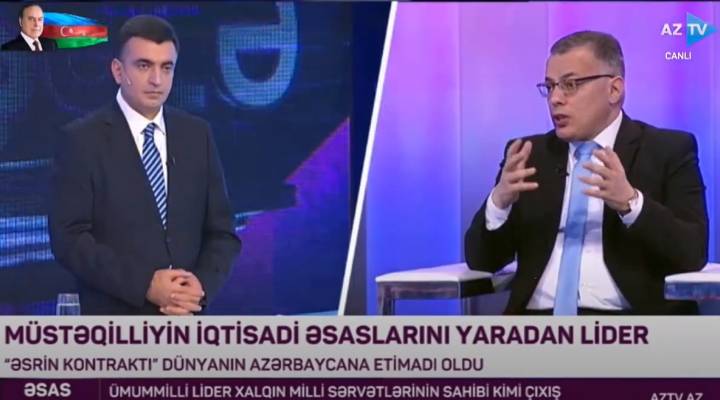 Vusal Gasimli, Executive Director of CAERC, was a guest of AzTV's "Əsas məsələ" program-12.12.2021