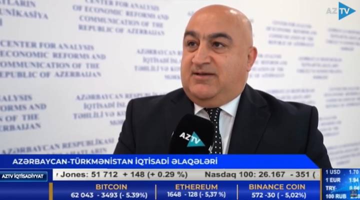 Key Aspects of Economic Relations Between Azerbaijan and Turkmenistan | Aqil Asadov, AZTV