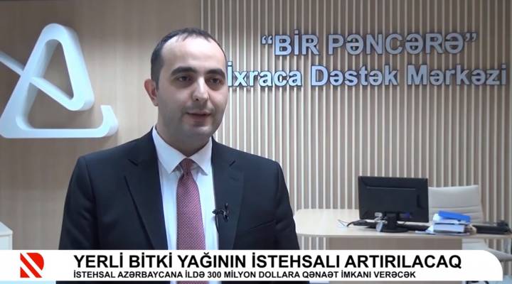 Azərbaycanda bitki yağı idxalı üstünlük təşkil edir/Nicat Hacızadə/REAL TV