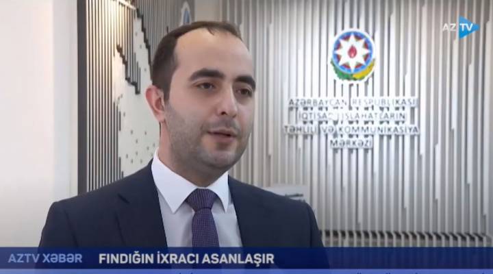 Nijat Hajizadeh, head of CAERC's department: "Hazelnuts are in the top ten among export products"