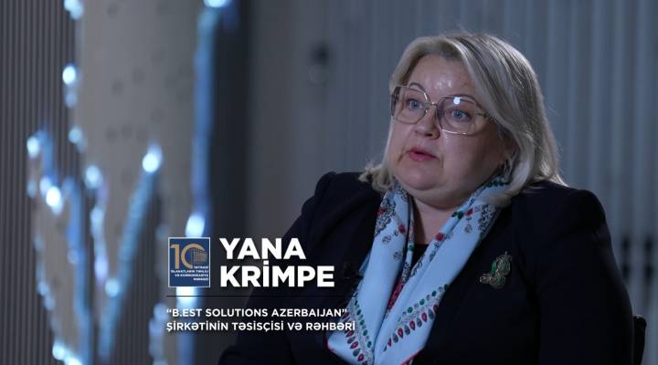İİTKM 10 İL | B.EST Solutions Azerbaijan şirkətinin təsisçisi və rəhbəri Yana Krimpe