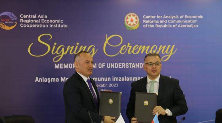 A Memorandum of Understanding was signed between CAERC and CAREC