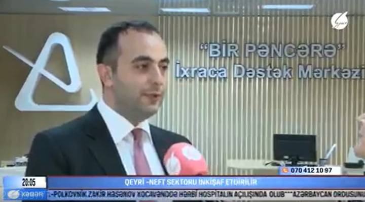 Azerbaijan's non-oil sector is being developed.