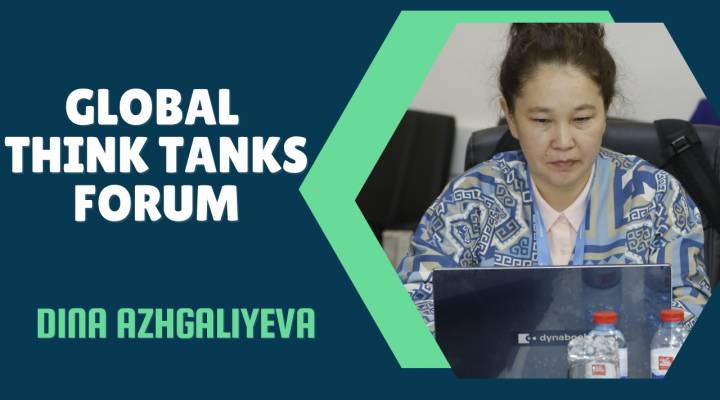 Global Think Tanks Forum | Dr. Dina Azhgaliyeva | ADB