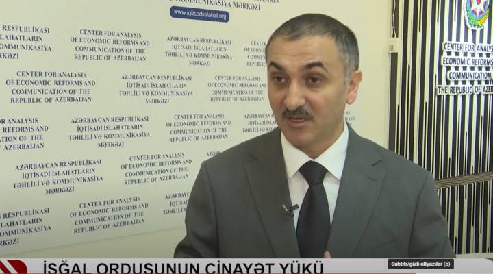 In his interview, Ramil Huseyin talked about the economic damage caused to our country as a result of the occupation of Armenia