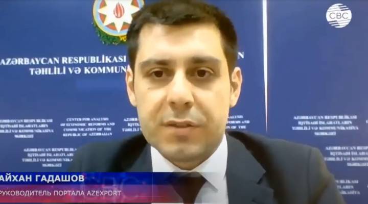 Ayxan Qədəşov CBC TV-yə ixrac bazarları barədə danışıb
